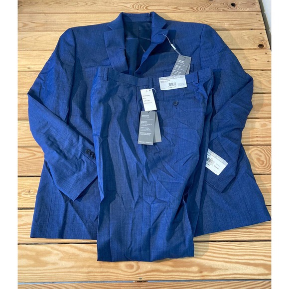 Michael Kors Other - NWT Michael Kors 2 Piece Suit Size 46 Long Men’s Blue MSRP $450